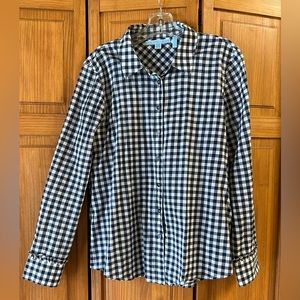 Draper James Plaid Blouse